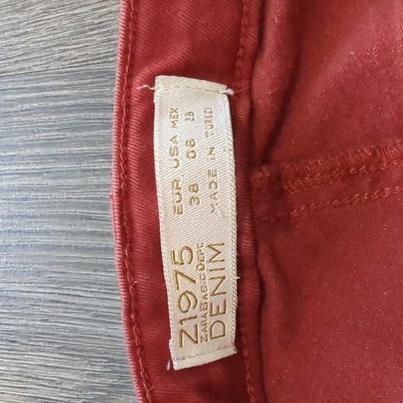 Zara Rust Denim Size 6 - Picture 5 of 8